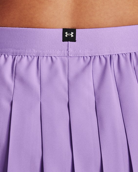 Women's UA SportSkort Pleated in Purple image number 4